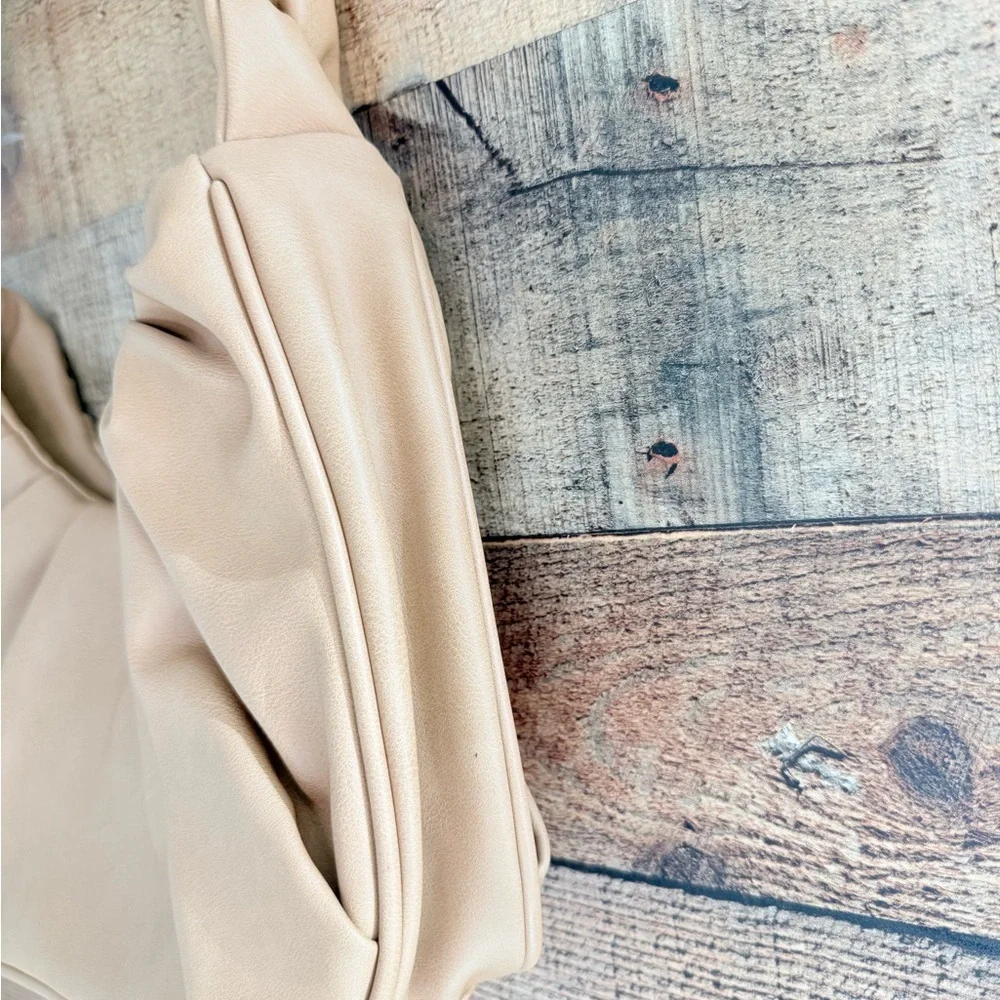 NWOT FAWN Limited Edition Fern Tan Braided Handle Women's Bag